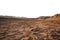 dry arid desert landscape. transparent PNG file.