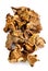 Dry chanterelle mushrooms