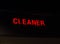 Dry Cleaner Business Red Light Business SIgn