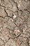Dry cracked soil degradation unattended