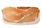 Dry Cured Smoked Pork Ham Prosciutto Slice Isolated