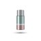 Dry deodorant antiperspirant stick with shadow