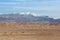 Dry Desert and Snowy Mountains