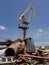 Dry Dock - crane and rusty metal