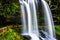 Dry Falls, on the Cullasaja River in Nantahala National Forest,