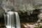 Dry Falls And A Little Snow In Autumn in Natahalia National Forest