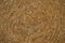 Dry golden straw bale texture or background