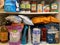 Dry Goods Stored in Home Pantry