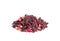 Dry Hibiscus Tea Isolated, Dry Rose Petals, Fruit Red Tea, Karkade Leaves, Dried Herbal Drink, Roselle Petal