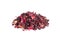 Dry Hibiscus Tea Isolated, Dry Rose Petals, Fruit Red Tea, Karkade Leaves, Dried Herbal Drink, Roselle Petal