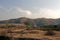 Dry hills and fields in the area of the Deccan plateau