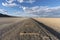 Dry Lake and Abandoned Railroad Near Zzyzx California