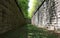 Dry Moat and Counterscarp of the decommissioned Fort Wadsworth, Staten Island, NY, USA