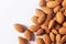 dry nuts almonds