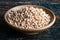 Dry Pearled Barley in a Bowl