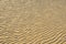 Dry rippled golden sand, ideal for backgrounds