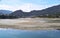 Dry Riverbed - Ganges with Himalayan Mountains in Backgroun - Tehri Garhwal, Uttarakhand, India