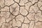 Dry soil texture background