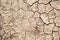 Dry soil texture background
