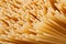 Dry spaghetti closeup texture. background. macro.