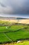 Dry stone walls and tracks. Darnbrook moor. Yorkshire Dales