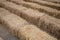 Dry Straw pressed into block cube.