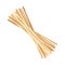 Dry Uncooked Wheat Spaghetti Isolated Vector Item