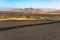 Dry volcanic ccultivated fields Lanzarote island Spain