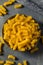 Dry Yellow Organic Rotini Pasta