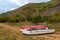 Drying catamarans of a touristic camp