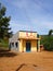 Drying Coffee Seeds in Coffee Farm Village Harvest House.Travel