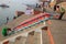 Drying Colorful Garments on the Bank of the Ganges