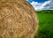 Drying hay roll