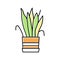 drying house plant color icon vector illustration