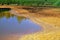 Drying lake drought