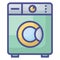 Drying laundry Isolated Vector Icon fully editable