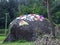 Drying the laundry on a rock in Tana Toraja