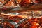 Drying Persimmons in early winter