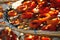 Drying Persimmons in early winter