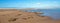 Drying seagrass on isthmus of sand between Pacific ocean and Santa Maria river at Rancho Guadalupe Sand Dunes - California USA