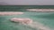 Drying waters of Dead sea , Israel