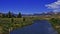 Du Noir Creek just outside of Dubois Wyoming with Breccia Cliffs and Breccia Peak