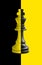 Dual Chess King yellow black individual