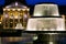 Dual Fountains at Kurhaus in Wiesbaden, Germany