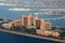 Dubai Atlantis Hotel The Palm Island aerial view photography