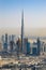 Dubai Burj Khalifa building Downtown vertical portrait aerial vi