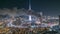 Dubai Burj Khalifa before New Year 2016 fireworks celebration timelapse and the Fire accident at Dubai, UAE.