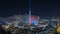 Dubai Burj Khalifa New Year 2016 fireworks celebration timelapse and the Fire accident at Dubai, UAE.