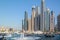 Dubai city fun parachuting and water activities, Tourist attractions at Dubai Marina