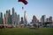 Dubai city fun parachuting and water activities, Tourist attractions at Dubai Marina